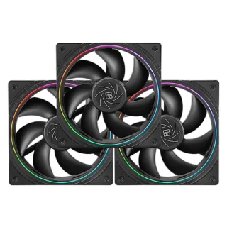 Thermalright TL-S12 X3 3-Pack - 120mm PWM fan, 23.2 dB, 47.6 CFM Airflow, 1500 RPM, Black Color