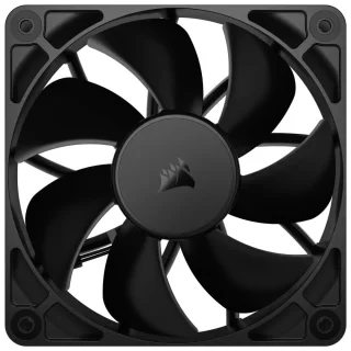 Corsair RS120 - 120mm PWM fan, 10 - 36 dB, 13.3 - 72.8 CFM Airflow, 420 - 2100 RPM, Black Color