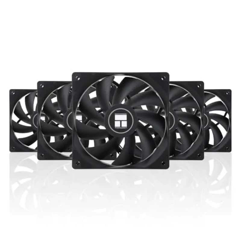 Thermalright TL-C12C X5 5-Pack - 120mm PWM fan, 25.6 dB, 66.17 CFM Airflow, 1550 RPM, Black Color - Featured Image