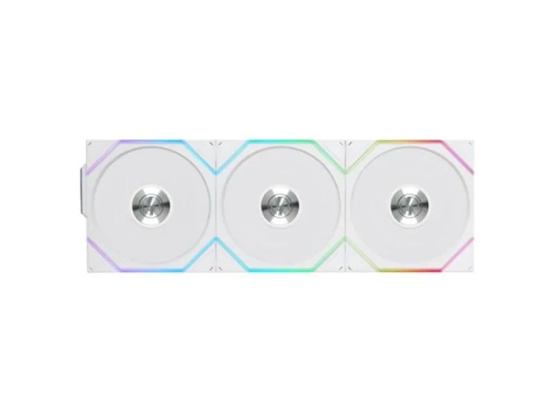 Lian Li UNI FAN TL Wireless 3-Pack - 120mm PWM fan, 33 dB, 90.1 CFM Airflow, 200 - 2600 RPM, White Color - Featured Image
