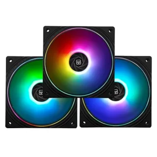 Thermalright TL-S12-S X3 3-Pack - 120mm PWM fan, 23 - 23.2 dB, 47.6 CFM Airflow, 1500 RPM, Black Color