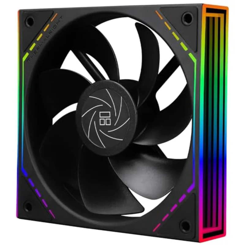 Thermalright TL-M12R - 120mm PWM fan, 23.2 dB, 42.6 CFM Airflow, 1500 RPM, Black Color - Featured Image