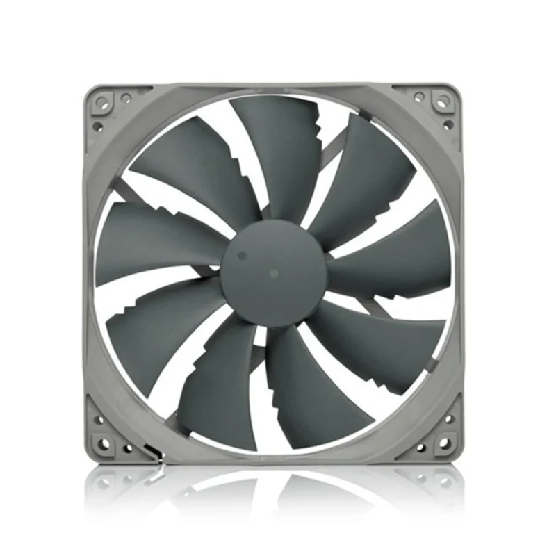 Noctua P14s redux-1500 PWM - Size140 mm, Airflow78.69 CFM Side Panel, Noise Level25.8 dB External Volume, Black / Gray Color - 140mm PWM fan, 25.8 dB, 78.69 CFM Airflow, 450 - 1500 RPM, Black / Gray Color - Featured Image