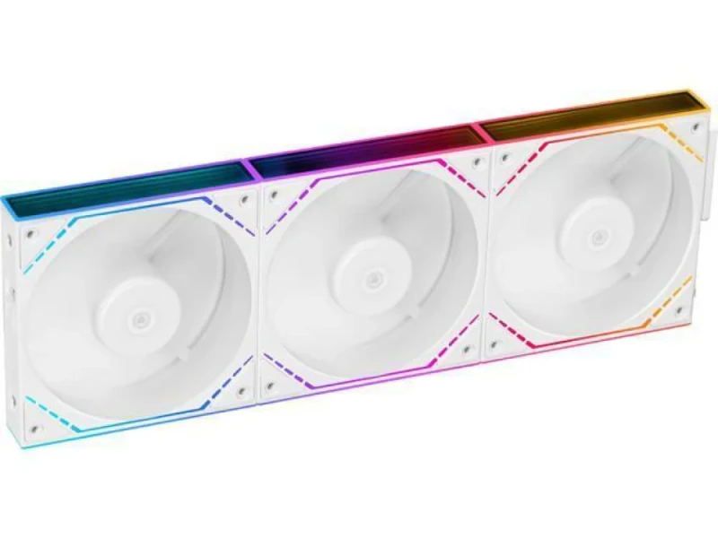 Thermalright TL-M12QW X3 3-Pack - 120mm PWM fan, 28.2 dB, 68.9 CFM Airflow, 2000 RPM, White Color - Featured Image