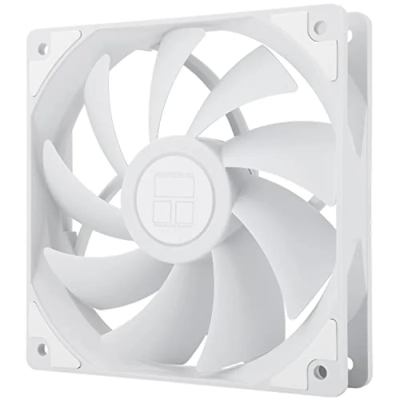 Thermalright TL-C12CW - 120mm PWM fan, 25.6 dB, 66.17 CFM Airflow, 1550 RPM, White Color - Featured Image