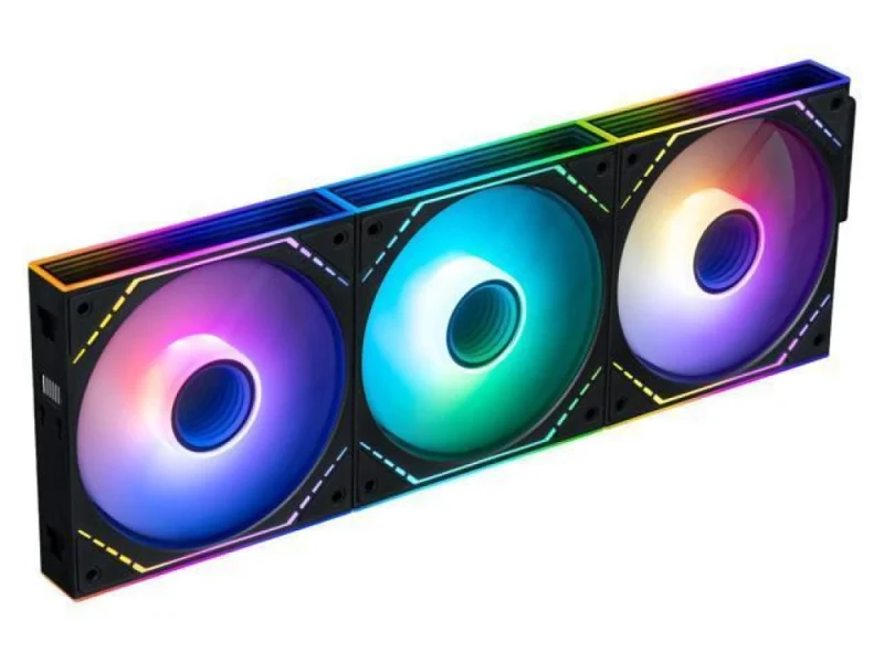 Thermalright TL-M12Q-S X3 3-Pack - 120mm PWM fan, 28.2 dB, 68.9 CFM Airflow, 2000 RPM, Black Color - Featured Image