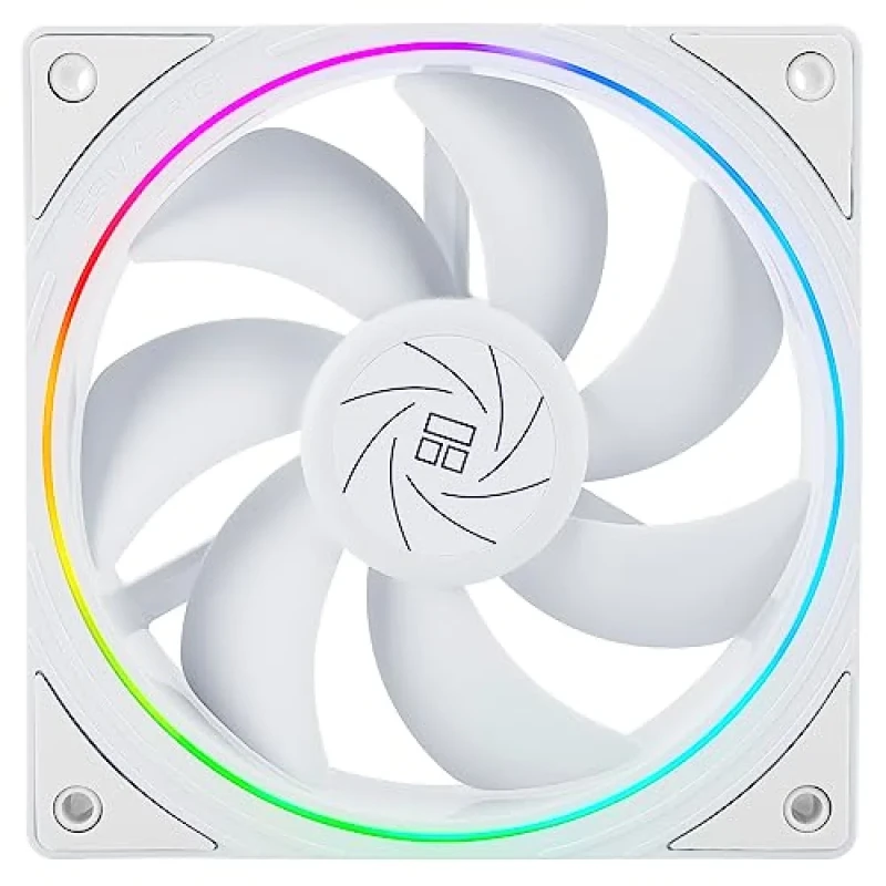 Thermalright TL-S12W - 120mm PWM fan, 23.2 dB, 47.6 CFM Airflow, 1500 RPM, White Color - Featured Image
