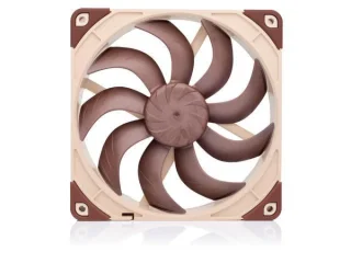 Noctua NF-A14x25 G2 LS-PWM - 140mm PWM fan, 8.6 - 11.4 dB, 39.7 - 48 CFM Airflow, 600 - 800 RPM, Brown Color
