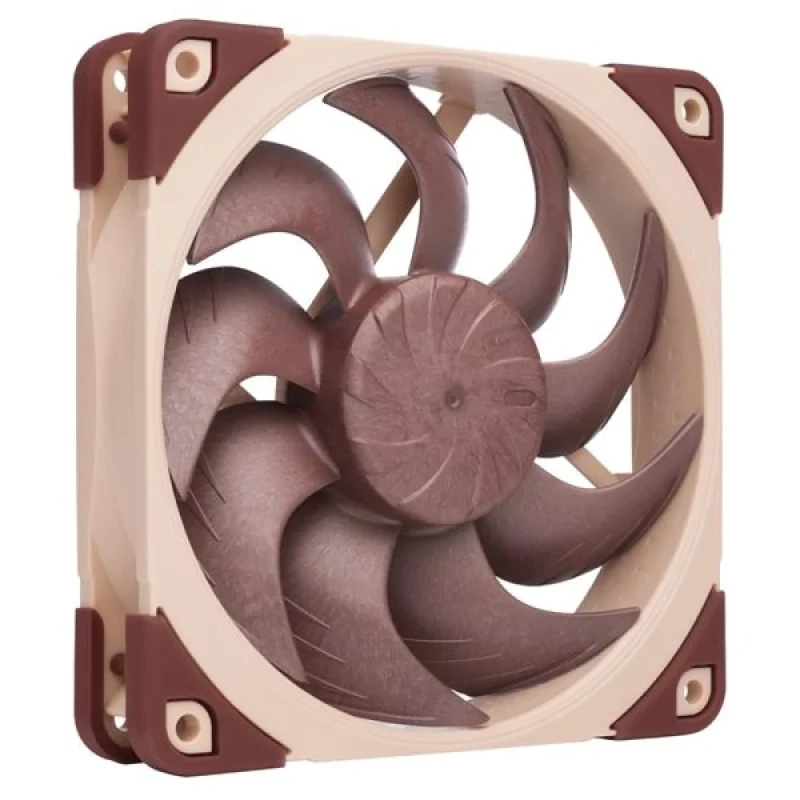 Noctua NF-A12x25 G2 LS-PWM - 120mm PWM fan, 7.8 - 11.8 dB, 26.6 - 39.02 CFM Airflow, 850 - 1100 RPM, Brown Color - Featured Image