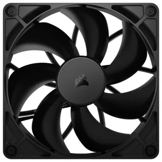 Corsair RS140 - 140mm PWM fan, 10 - 36 dB, 14.6 - 95.5 CFM Airflow, 330 - 1700 RPM, Black Color