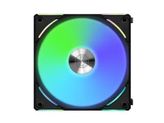 Lian Li UNI FAN AL140 V2 - 140mm PWM fan, 26.8 dB, 81.3 CFM Airflow, 250 - 1600 RPM, Black Color