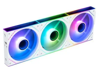 Thermalright TL-M12QW-S X3 3-Pack - 120mm PWM fan, 28.2 dB, 68.9 CFM Airflow, 2000 RPM, White Color