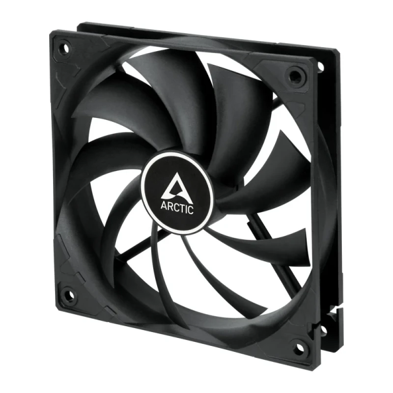 ARCTIC F12 - 120mm fan, 22.5 dB, 53 CFM Airflow, 1350 RPM, Black Color - Featured Image