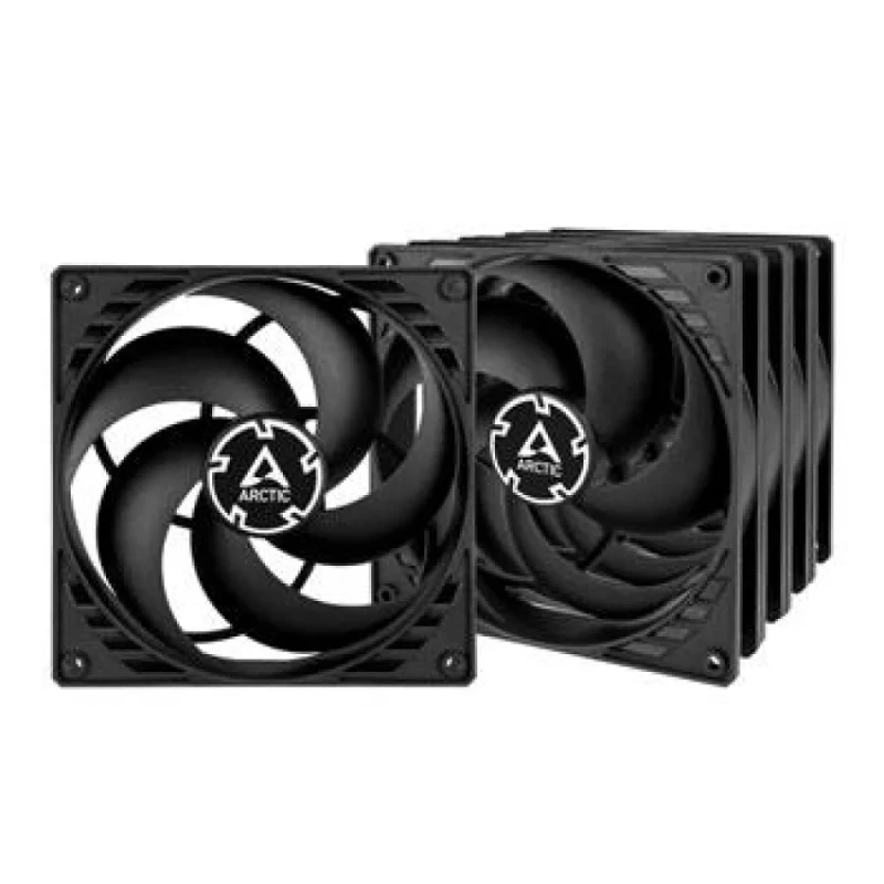 ARCTIC P14 5-Pack - 140mm fan, 22.5 dB, 72.8 CFM Airflow, 1700 RPM, Black Color - Featured Image