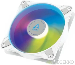 ARCTIC P12 PWM PST A-RGB 0dB - 120mm PWM fan, 48.8 CFM Airflow, White / Gray Color