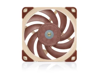 Noctua A12x25 ULN - 120mm fan, 7.6 - 12.1 dB, 23.19 - 32.78 CFM Airflow, 900 - 1200 RPM, Brown Color