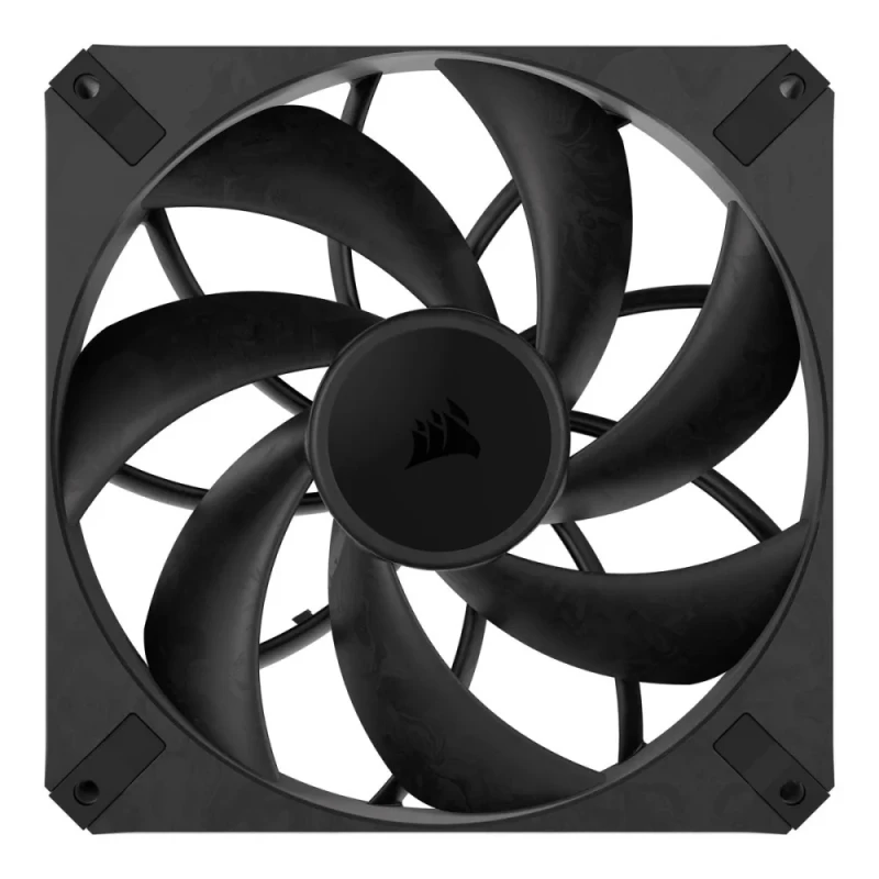 Corsair RS140 MAX - 140mm PWM fan, 31 dB, 27.5 - 104 CFM Airflow, 1600 RPM, Black Color - Featured Image