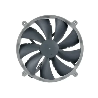 Noctua P14r redux-1500 PWM - Size140 mm, Airflow78.69 CFM Side Panel, Noise Level25.8 dB External Volume, Black / Gray Color - 140mm PWM fan, 25.8 dB, 78.69 CFM Airflow, 450 - 1500 RPM, Black / Gray Color