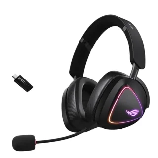 Asus ROG Delta II - Gaming headset, Wireless, Microphone, 20Hz-20kHz, Black Color