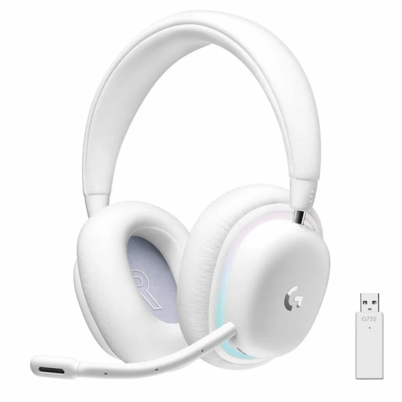 Logitech G735 - Gaming headset, Wireless, Microphone, 20Hz-20kHz, White Color - Featured Image