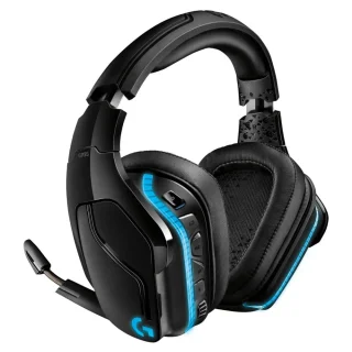 Logitech G935 - Gaming headset, Wireless, Microphone, 20Hz-20kHz, Black / Blue Color