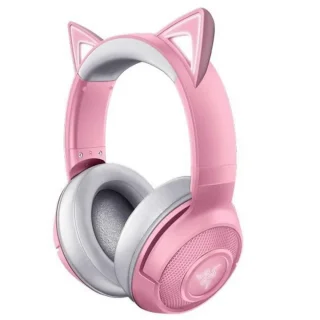 Razer Kraken BT - Kitty Edition - Gaming headset, Wireless, Microphone, 20Hz-20kHz, Pink / White Color