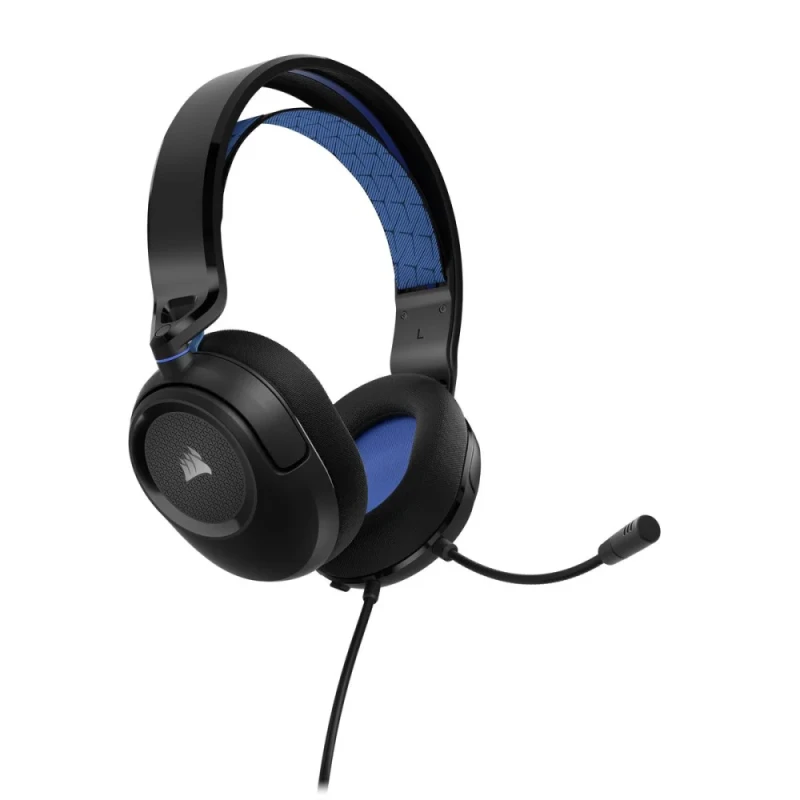 Corsair HS35 v2 - Gaming headset, Microphone, Blue / Black Color - Featured Image