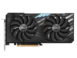 ASRock Radeon RX 7800 XT Challenger OC 16GB Graphics Card – AMD RDNA 3 RX 7800 XT GPU, 3840 Stream Processors, 16GB GDDR6 256-bit Memory, PCIe 4.0 x16, Dual Fan Cooling, 1x HDMI 2.1 + 3x DisplayPort 2.1, Boost up to ~2475 MHz, 267 mm Length, Black
