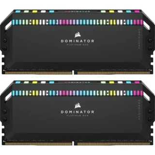 Corsair Dominator Platinum RGB 64 GB - 2 x 32GB, DDR5 288-pin DIMM, 6600MT/s, CL32, Black color