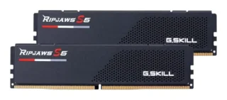G.Skill Ripjaws S5 64 GB - 2 x 32GB, DDR5 288-pin DIMM, 6000MT/s, CL28, Black color
