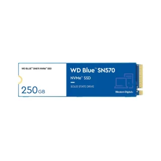 Western Digital Blue SN570 - 250 GB SSD, M.2 PCIe 3.0 X4, M.2-2280