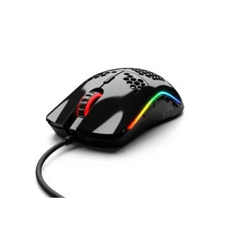 Glorious MODEL O GLOSSY - Wired Optical Mouse, 12000 DPI, Black color