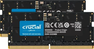 Crucial CT2K16G56C46S5 32 GB - 2 x 16GB, DDR5 262-pin SODIMM, 5600MT/s, CL46, Black color