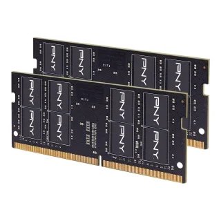PNY MN32GK2D43200-TB 32 GB - 2 x 16GB, DDR4 260-pin SODIMM, 3200MT/s, CL22, Black color
