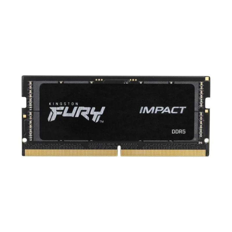 Kingston FURY Impact 16 GB - 1 x 16GB, DDR5 262-pin SODIMM, 5600MT/s, CL40, Black color - Featured Image