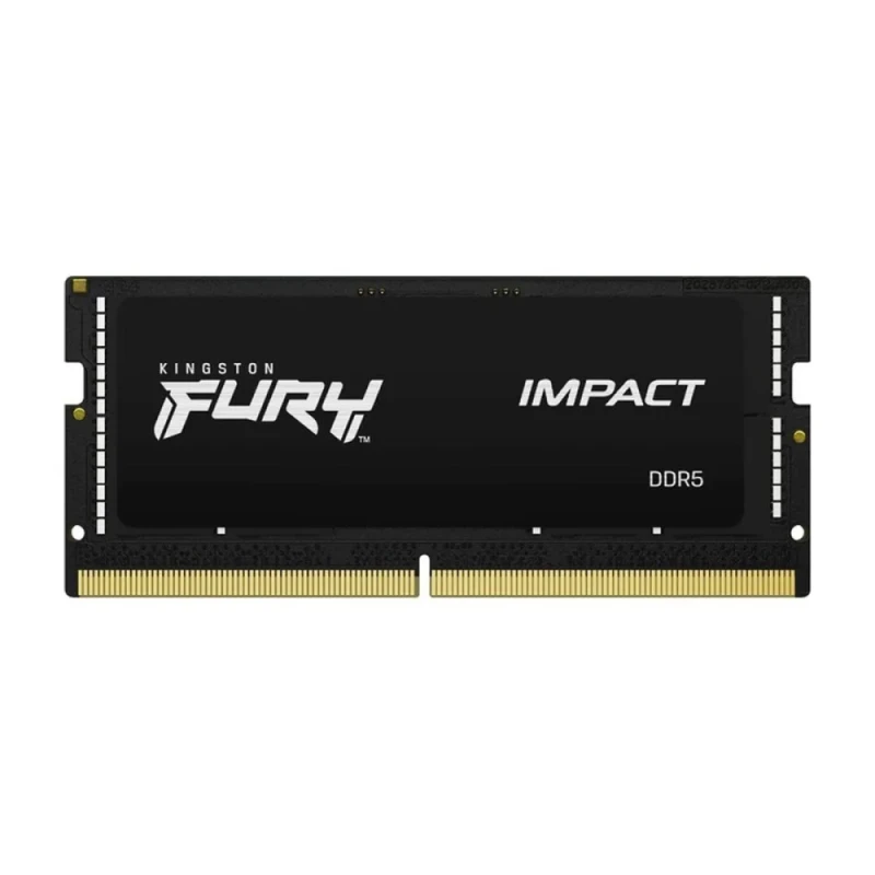 Kingston FURY Impact 32 GB - 1 x 32GB, DDR5 262-pin SODIMM, 5600MT/s, CL40, Black color - Featured Image