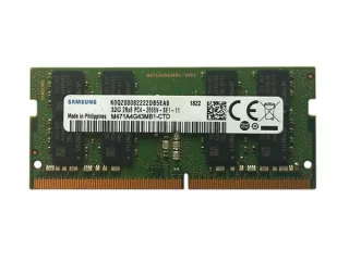 Samsung M471A4G43MB1 32 GB - 1 x 32GB, DDR4 260-pin SODIMM, 2666MT/s, CL19, Green / Black color