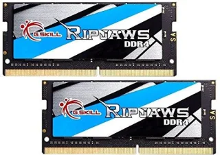 G.Skill Ripjaws 32 GB - 2 x 16GB, DDR4 260-pin SODIMM, 2400MT/s, CL16, Black / Blue color