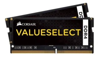 Corsair ValueSelect 16 GB - 2 x 8GB, DDR4 260-pin SODIMM, 2133MT/s, CL15, Black / Yellow color