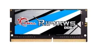 G.Skill Ripjaws 16 GB - 1 x 16GB, DDR4 260-pin SODIMM, 2666MT/s, CL19, Black / Blue color