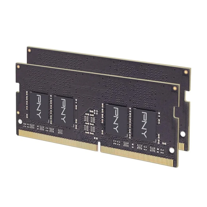 PNY MN16GK2D43200-TB 16 GB - 2 x 8GB, DDR4 260-pin SODIMM, 3200MT/s, CL22, Black color - Featured Image