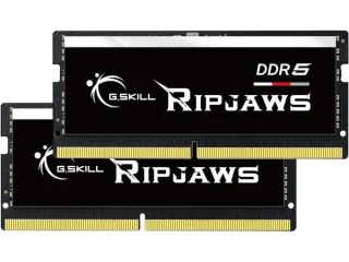 G.Skill Ripjaws 64 GB - 2 x 32GB, DDR5 262-pin SODIMM, 4800MT/s, CL40, Black color