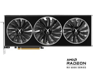 XFX Speedster MERC 319 Black Radeon RX 6750 XT 12 GB GDDR6 Graphics Card – AMD RDNA 2 GPU, 2560 Stream Processors, 192-bit Memory Bus @ 18 Gbps, Boost ~2623 MHz, PCIe 4.0 x16, Triple-Fan Active Cooling, 323 mm Length, HDMI 2.1 & 3x DisplayPort Outputs, 2x 8-Pin Power