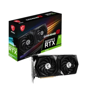 MSI GAMING X NVIDIA GeForce RTX 3050 8 GB GDDR6 Graphics Card – NVIDIA Ampere RTX 3050 GPU, 2560 CUDA Cores, 8 GB 14 Gbps GDDR6, 128-bit Memory Bus, Boost 1845 MHz, PCIe 4.0 x8, Twin Frozr 8 Dual-Fan Cooling, RGB Mystic Light, HDMI 2.1 & 3x DisplayPort 1.4a, 278 mm Length