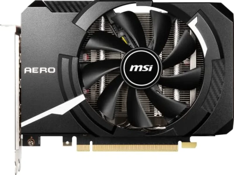 MSI AERO ITX OC GeForce RTX 3050 8 GB GDDR6 Graphics Card – NVIDIA Ampere RTX 3050 GPU with 2560 CUDA Cores, 128-bit 14 Gbps Memory, PCIe 4.0 x8, Single-Fan Active Cooling, Compact 172 mm ITX Form Factor, HDMI 2.1 & 3x DisplayPort 1.4a Outputs, Black Small-Form-Factor Gaming GPU - Featured Image