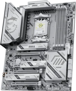 MSI MAG X870E GAMING PLUS MAX WIFI ATX Motherboard – AMD X870E Chipset, AM5 Socket for Ryzen™ 9000/8000/7000 Series, 4x DDR5 DIMM (Up to DDR5-8200 OC), PCIe 5.0 & PCIe 4.0 Expansion, Wi-Fi 7 (802.11be) + Bluetooth 5.4, 5 GbE LAN, USB4 & USB 40 Gbps Type-C, HDMI 2.1, Advanced Frozr Heatsink & 14-Phase Power Design for Gaming & Productivity