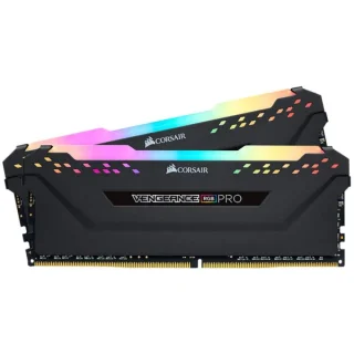 Corsair Vengeance RGB Pro 16 GB - 2 x 8GB, DDR4 288-pin DIMM, 3600MT/s, CL18, Black color