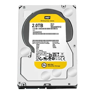 Western Digital SE - 2 TB 7200 RPM, SATA 6.0 Gb/s, 3.5", 64 MB Cache memory