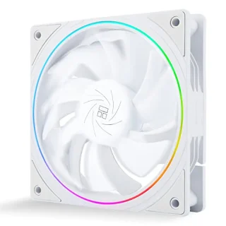 Thermalright TL-S12W X3 3-Pack - 120mm PWM fan, 23.2 dB, 47.6 CFM Airflow, 1500 RPM, White Color