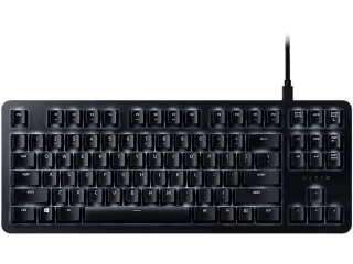 Razer BlackWidow Lite - Gaming Wired Keyboard, Razer Orange Switches, White Backlit, Tenkeyless, Black Color